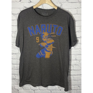 Naruto Shippuden 2007 Collection 9 Shirt Mens Size XL Gray Anime